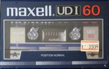 2 pack Maxell UDI / UD1 60 Type I Normal 1985 Japan