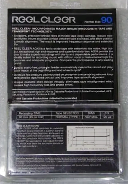 Blister Reel Cleer AGXI 90 Type I Normal 1984 USA