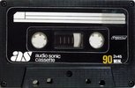 Compact Cassette Audio Sonic 90 "black" Type I Normal Europe