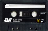 Compact Cassette Audio Sonic 90 "black" Type I Normal Europe