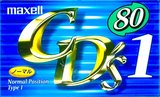 Compact Cassette Maxell CD`s I / CD`s 1 80 "CDS1-80M" Type I Normal 1999 Japan