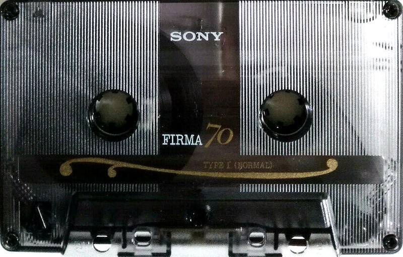 Compact Cassette Sony Firma 70 Type I Normal 1988 Europe