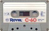 Compact Cassette Royal 60 Type I Normal 1984 Japan