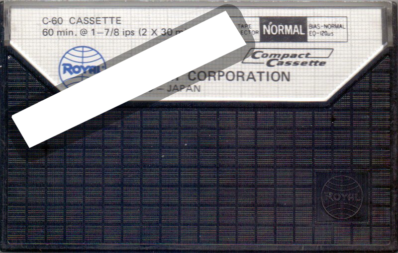Compact Cassette Royal 60 Type I Normal 1984 Japan