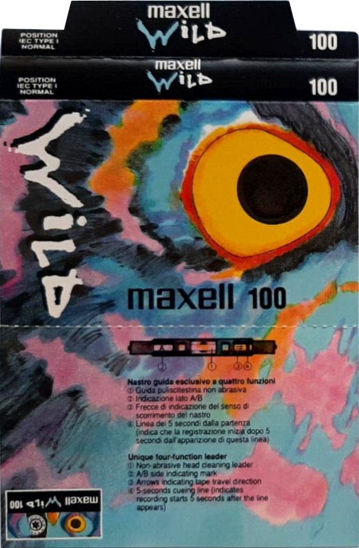 Compact Cassette Maxell Wild 100 Type I Normal 1992 Europe
