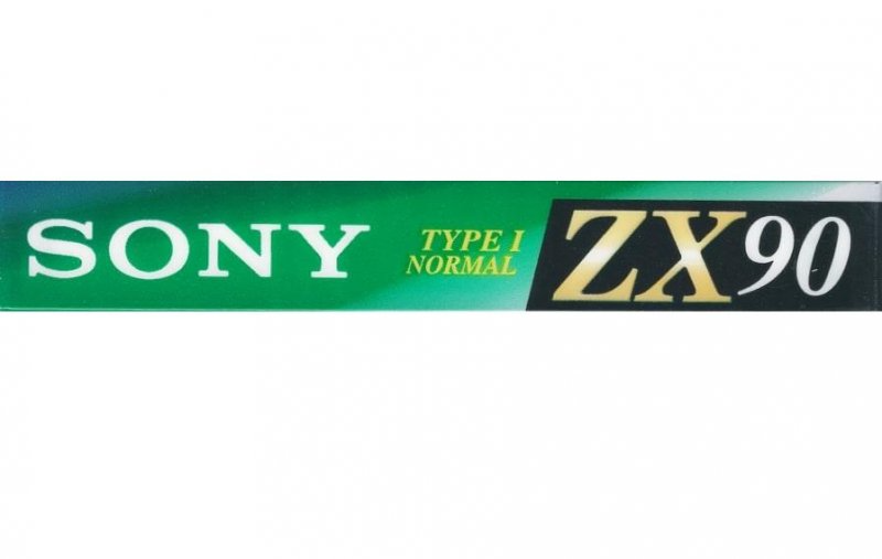 Compact Cassette Sony ZX 90 Type I Normal 1992 North America