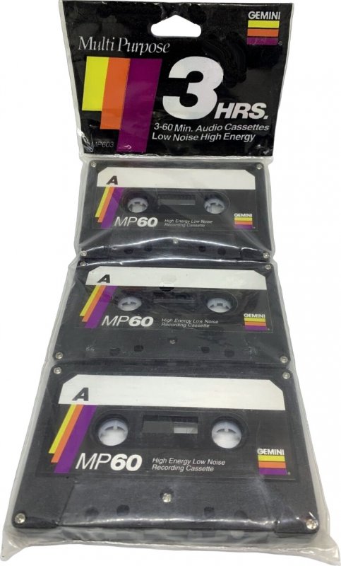 Compact Cassette Gemini 60 Type I Normal 1990 China