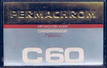 Compact Cassette Permachrom 60 Type II Chrome Germany