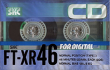 Compact Cassette SKC FT-XR 46 Type I Normal 1988 Japan