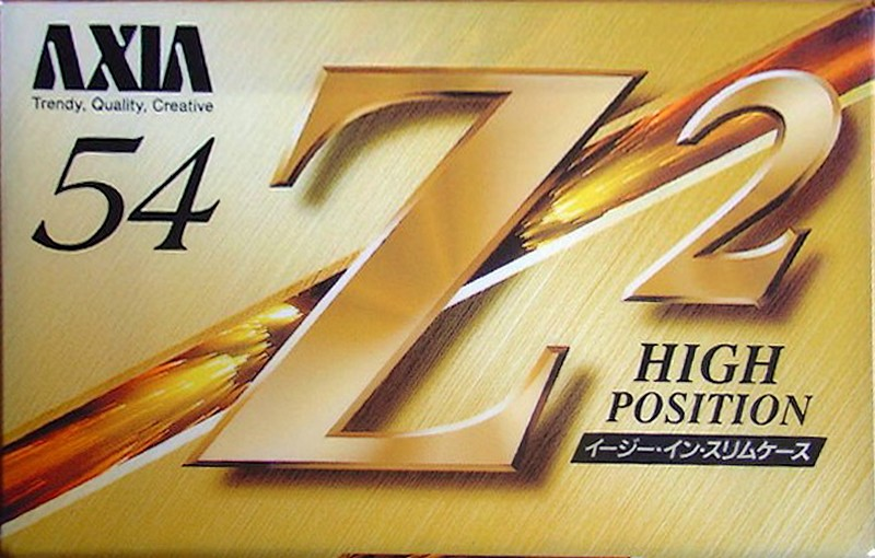 Compact Cassette AXIA Z2 54 Type II Chrome 1995 Japan