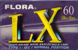 Compact Cassette Flora 60 "LX" Type I Normal India