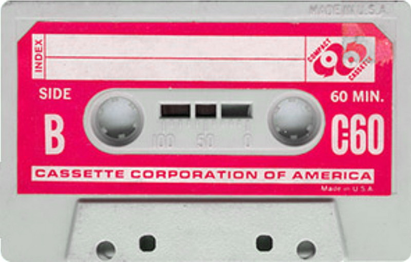 Compact Cassette Cassette Corporation 60 Type I Normal USA