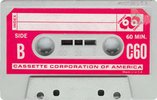 Compact Cassette Cassette Corporation 60 Type I Normal USA