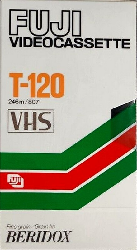 VHS, Video Home System Fuji 120 Type I Normal 1980 Canada, USA