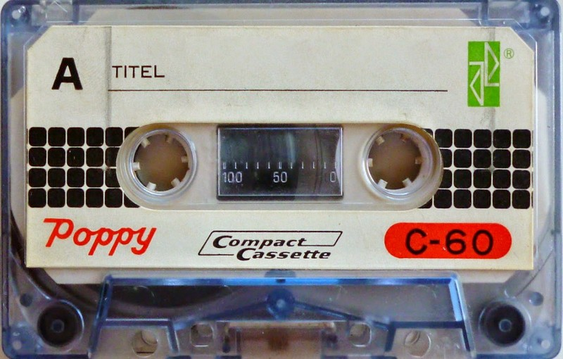 Compact Cassette Poppy 60 Type I Normal Hong Kong
