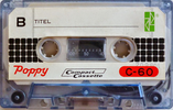 Compact Cassette Poppy 60 Type I Normal Hong Kong