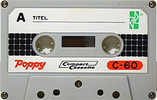 Compact Cassette Poppy 60 Type I Normal Hong Kong