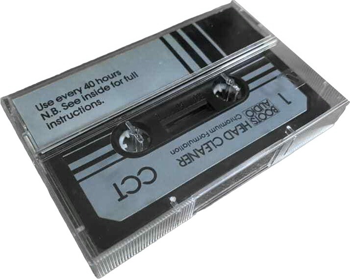 Compact Cassette Boots / Boots Audio Cleaning Cassette 1980 UK