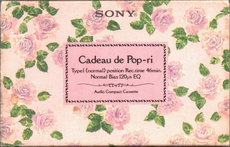 Compact Cassette Sony 46 "Cadeau de Pop-ri" Type I Normal 1989 Japan