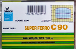 Compact Cassette Sound 2000 Sound Tape 2 90 "Condor" Type I Normal 1987 Germany