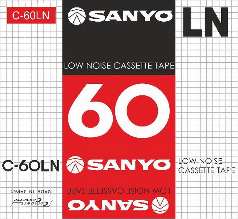 Compact Cassette Sanyo LN 60 Type I Normal Japan