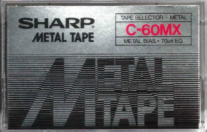 Compact Cassette Sharp MX 60 Type IV Metal 1981 Worldwide