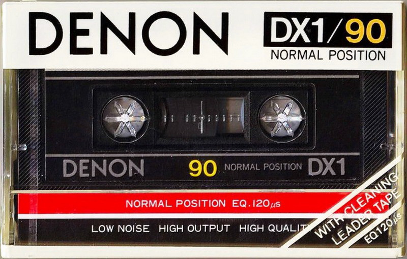 Compact Cassette Denon DX1 90 Type I Normal 1981 Europe