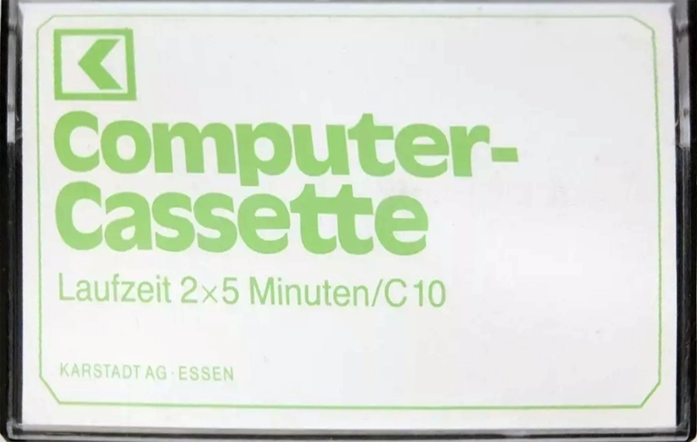 Compact Cassette Karstadt 10 Computer Cassette 1982 Germany