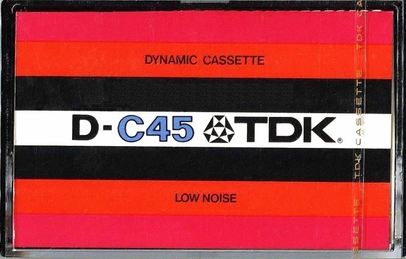Compact Cassette TDK D 45 Type I Normal 1975 Japan