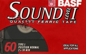 Compact Cassette BASF Sound 60 "Level I" Type I Normal 1999 North America