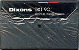Compact Cassette Dixons DXI 90 Type II Chrome 1979 UK