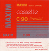 Compact Cassette Maxim 90 Type I Normal 1984 Hong Kong