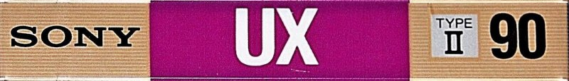 Compact Cassette Sony UX 90 Type II Chrome 1988 USA