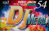 Compact Cassette TDK DJ Metal Disc Jack 54 "DJM-54" Type IV Metal 1995 Japan