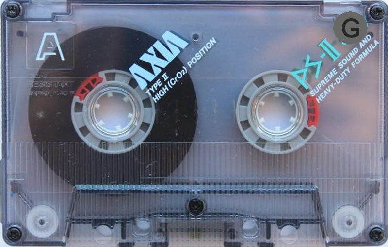 Compact Cassette AXIA PS-II / PS-2 60 Type II Chrome 1985 Japan