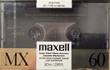 Compact Cassette Maxell MX 60 Type IV Metal 1988 Europe
