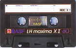 Compact Cassette BASF LH Maxima X I 60 Type I Normal 1985 Europe