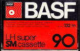 Compact Cassette BASF LH Super 90 "Small Window" Type I Normal 1976 Europe