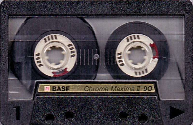 Compact Cassette BASF Chrome Maxima II 90 Type II Chrome 1990 Europe