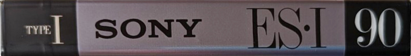 Compact Cassette Sony ES-I 90 "ESM1 90" Type I Normal 1991 Japan