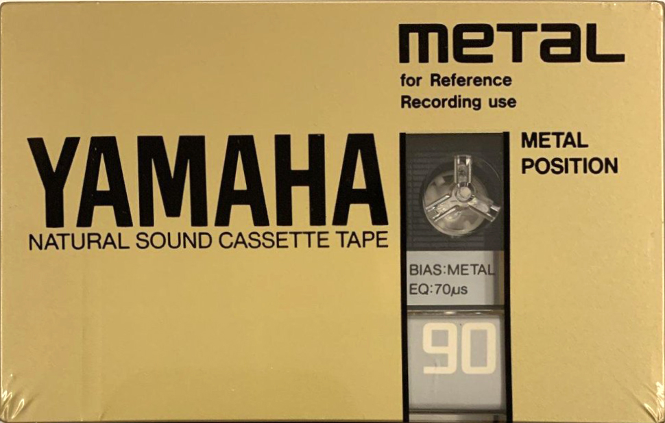 Compact Cassette Yamaha Metal 90 Type IV Metal 1982 Japan
