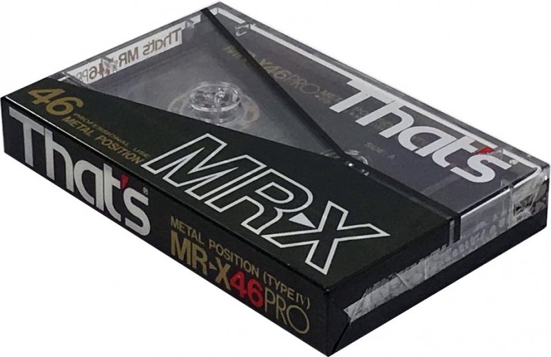 Compact Cassette Thats MR-X 46 Type IV Metal 1986 Japan