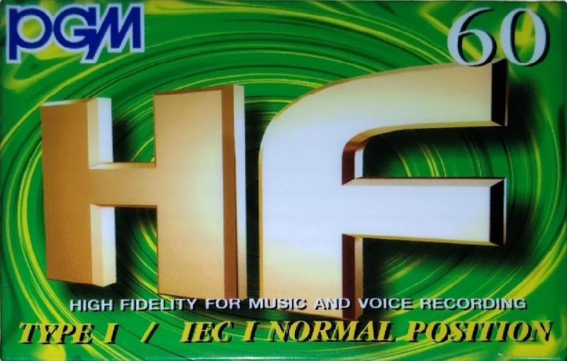 Compact Cassette PGM 60 Type I Normal 1992 Thailand