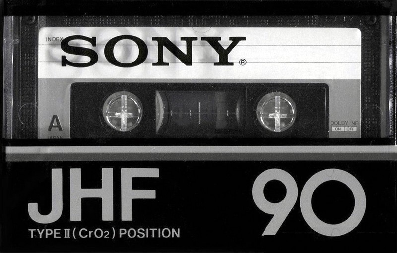 Compact Cassette Sony JHF 90 Type II Chrome 1978 Japan