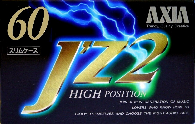 Compact Cassette AXIA J`z 2 60 "JZ2B 60" Type II Chrome 1993 Japan