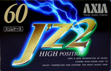 Compact Cassette AXIA J`z 2 60 "JZ2B 60" Type II Chrome 1993 Japan