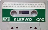 Compact Cassette LME KLERVOX 90 Type I Normal France
