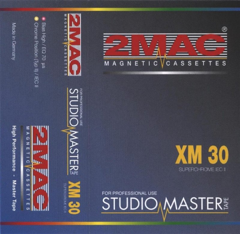 Compact Cassette 2Mac 30 "XM" Type II Chrome Europe