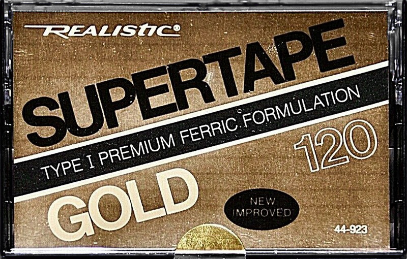 Compact Cassette SUPERTAPE Gold 120 Type I Normal 1978 USA
