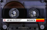 Compact Cassette Sony HF 90 Type I Normal 1983 USA